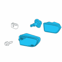 OEM 1999 BMW Z3 Fog Lights, Left Diagram - 63-17-8-377-941