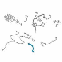 OEM 2022 Ford Edge Crankcase Tube Diagram - K2GZ-6758-C