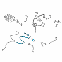 OEM 2019 Lincoln Nautilus Connector Hose Diagram - F2GZ-9D683-B