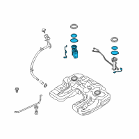 OEM 2018 BMW X5 Fuel Sending Unit Diagram - 16117832202