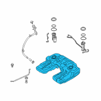 OEM 2018 BMW X6 Plastic Fuel Tank Diagram - 16-11-7-344-554