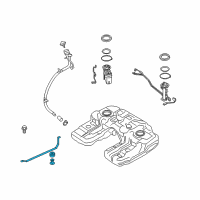 OEM 2017 BMW X5 Tension Strap Diagram - 16-11-7-430-972