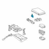 OEM Toyota Tacoma Fuse Box Diagram - 82620-04030