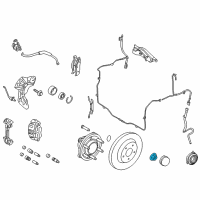 OEM 2015 Lincoln Navigator Axle Nut Diagram - -N802827-S100