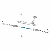 OEM 2020 Nissan NV200 Socket Kit-Tie Rod, Inner Diagram - 48521-3SG1A