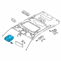 OEM 2019 Kia K900 LAMP ASSY-OVERHEAD C Diagram - 92810J6020AYK