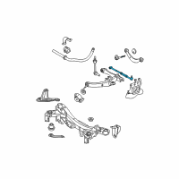 OEM 2008 Scion tC Trailing Arm Diagram - 48720-21020