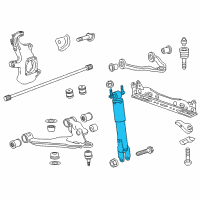 OEM 2013 GMC Sierra 2500 HD Shock Diagram - 20908412