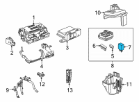 OEM 2019 Ram ProMaster 2500 Electrical Relay Diagram - 68150127AA