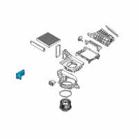 OEM Kia Control Assembly Diagram - 97255J5040