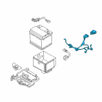 OEM 2016 Kia Forte Koup Battery Wiring Assembly Diagram - 91850A7580