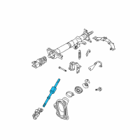 OEM 2006 Infiniti G35 Shaft Assy-Steering Column, Lower Diagram - 48822-AC100