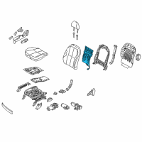 OEM Kia Sedona Heater-Front Seat Back Diagram - 88399A9010