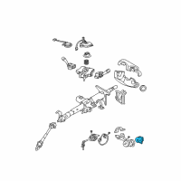 OEM 2005 Kia Sportage Ignition Switch Assembly Diagram - 931102D000