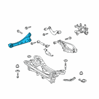 OEM 2016 Scion tC Trailing Arm Diagram - 48760-12010