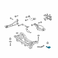 OEM Lexus STOPPER Sub-Assembly, Rear Diagram - 52203-12010