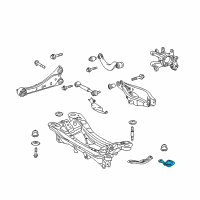 OEM 2013 Lexus CT200h STOPPER Sub-Assembly, Rear Diagram - 52203-12010