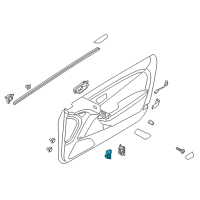 OEM 2015 Hyundai Genesis Coupe Switch Assembly-Folding Outsideide Mirror Diagram - 93573-2M310-4X