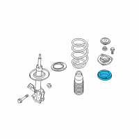 OEM Nissan Versa Bearing-Strut Diagram - 54325-JE20C