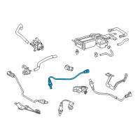 OEM 2013 Toyota Highlander Air/Fuel Sensor Diagram - 89467-0E130