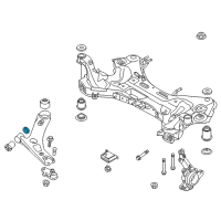 OEM Hyundai Tucson Stopper"A" Diagram - 54552-4W000