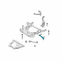 OEM 2008 BMW X5 Bottom Rubber Mount Wishbone, Left Diagram - 31-12-6-771-893