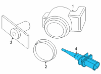 OEM 2022 BMW X2 Temperature Sensor Diagram - 65-81-2-979-071