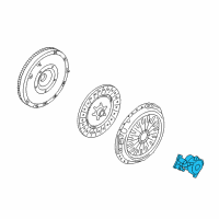 OEM 2013 Ford Fusion Hub & Bearing Diagram - DG9Z-7A564-B