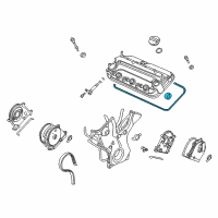 OEM Acura TL Gasket Set, Head Cover Diagram - 12030-RYE-A01