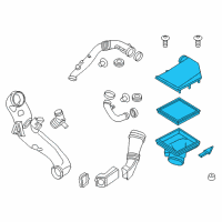 OEM BMW X5 Intake Silencer Diagram - 13-71-7-582-311