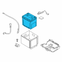 OEM Kia Rio Batteries Diagram - 371101W600