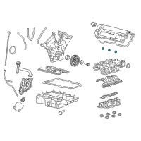OEM 2010 Ford Fusion Valve Cover Seal Diagram - 9L8Z-6C527-A