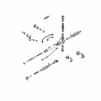 OEM 2003 Kia Spectra Pipe-Pressure, Rt Diagram - 0K2A232451A