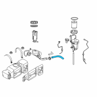 OEM Dodge Ram 3500 Hose-Fuel Filler Diagram - 52102662AA