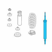 OEM 2012 BMW 128i Rear Shock Absorber Diagram - 33-52-6-782-860