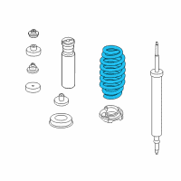 OEM BMW 1 Series M Rear Coil Spring Diagram - 33-53-6-767-339