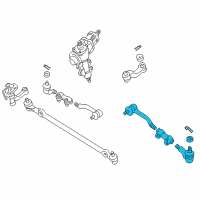 OEM 2004 Nissan Frontier Rod Kit-Tie, L Diagram - 48630-8B425