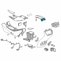 OEM 2022 Chevrolet Malibu Hinge Diagram - 84642552