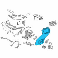 OEM 2017 Chevrolet Malibu Rear Panel Diagram - 84138567