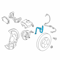 OEM Buick Envision Brake Hose Diagram - 84407933