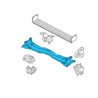 OEM 2010 Mercury Mountaineer Rear Support Diagram - 6L2Z-6A023-AB