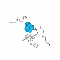 OEM 2013 Nissan Frontier Anti Skid Actuator Assembly Diagram - 47660-9BF1B