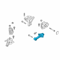 OEM 2018 Kia Optima Roll Rod Bracket Assembly Diagram - 21950C2050