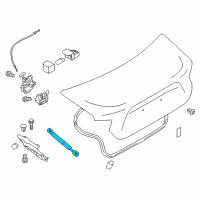 OEM 2015 Scion FR-S Support Cylinder Diagram - SU003-07208