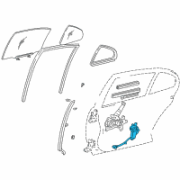 OEM 2005 Lexus IS300 Motor Assy, Power Window Regulator, RH Diagram - 85710-53030