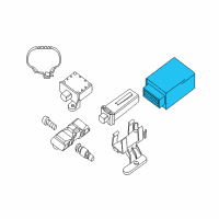 OEM BMW Tire Pressure Sensor Control Module Diagram - 36-23-6-785-280