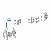 OEM 2006 Pontiac GTO Hose Asm-Front Brake Diagram - 92162972