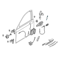 OEM 2021 BMW 530e xDrive Locking Rod, Left Diagram - 51-21-7-339-474