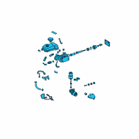 OEM Toyota Tacoma Booster Assembly Diagram - 47050-35020