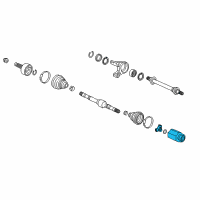 OEM 2016 Honda Civic Set, Inboardjoint Diagram - 44310-TBC-305